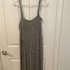 Black and White stripped romper